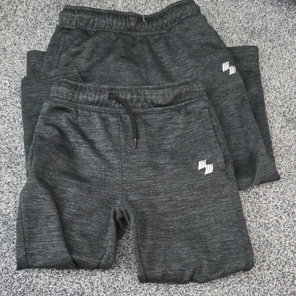 2 Pairs Of  Dark Gray Kids Pants